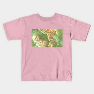 Vintage Sleeping Beauty Kids T-Shirt